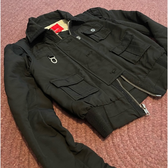 Junior Black Utility Jacket - Size XS - Picture 3 of 4